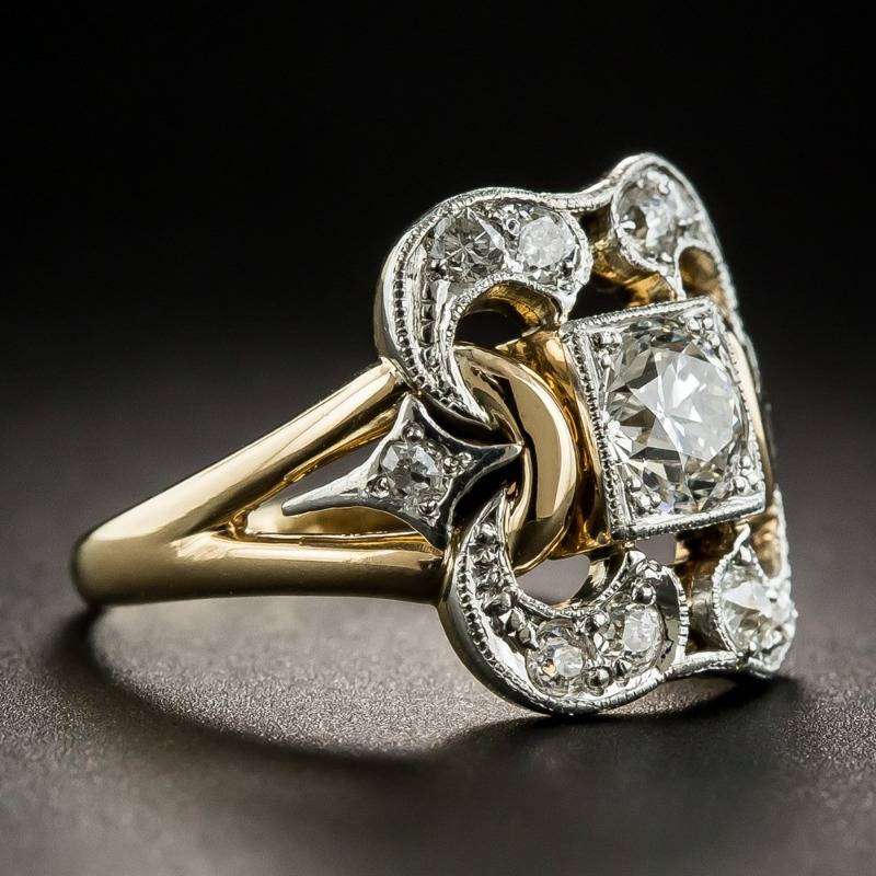 Gylden Vintage Zirkonia Ring