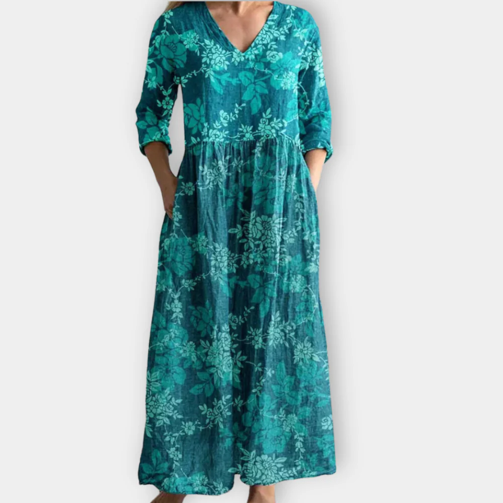 Millicent - Boho-Stil Maxikleid