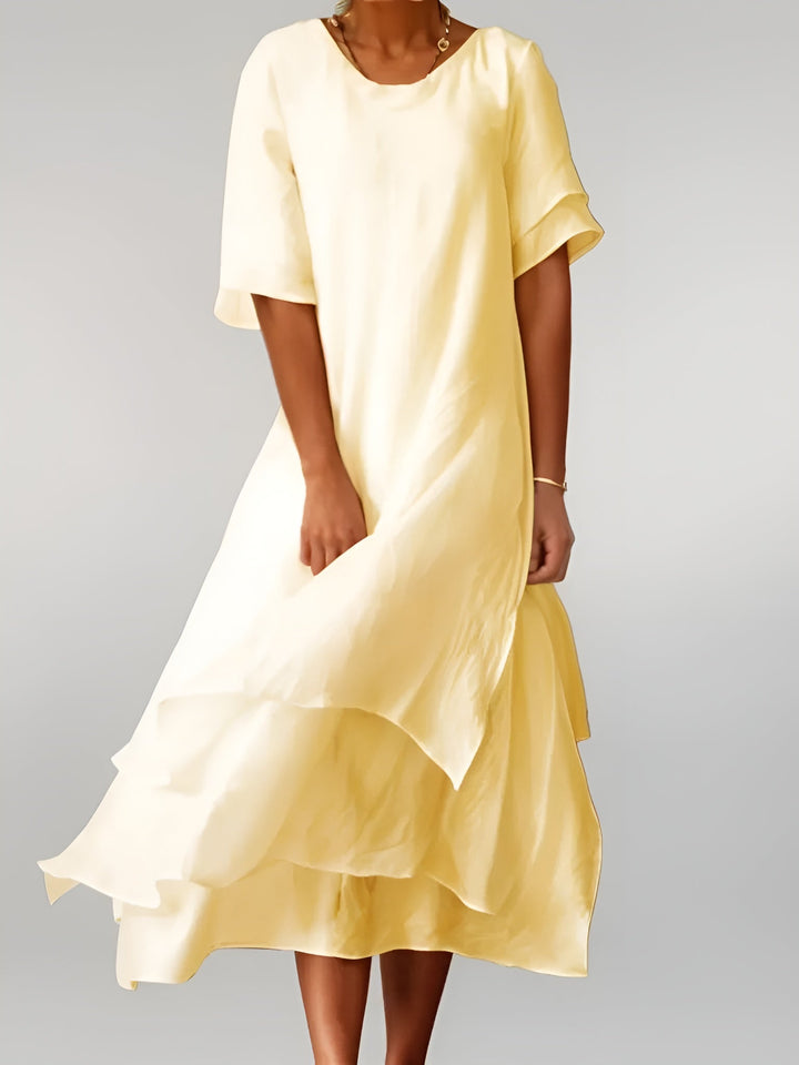 Daphne™ | Elegant Cotton Maxi Dress