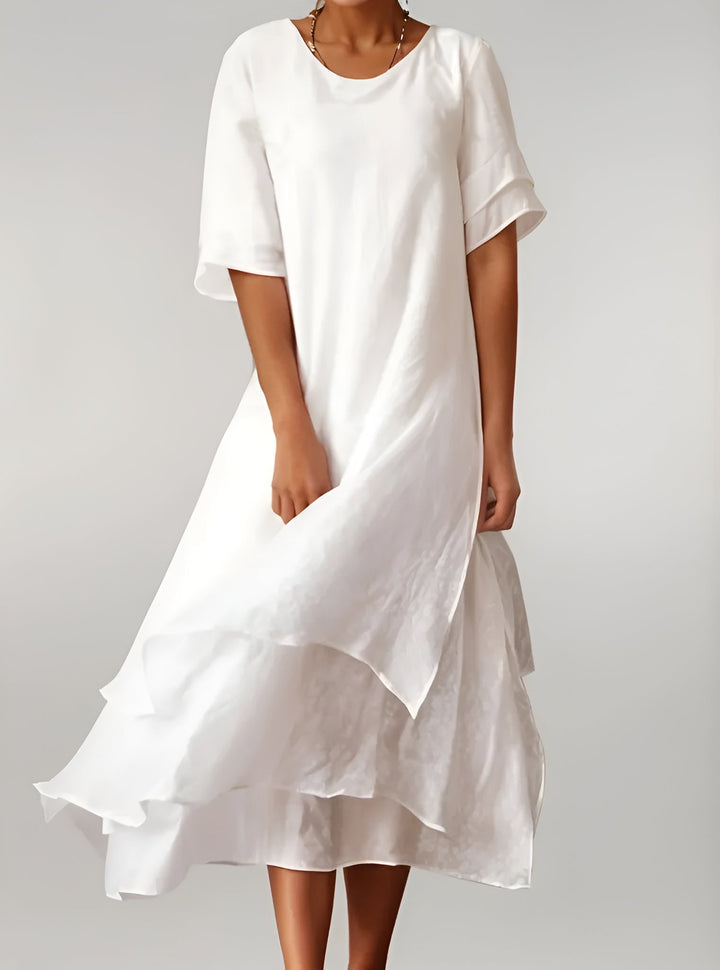 Daphne™ | Elegant Cotton Maxi Dress