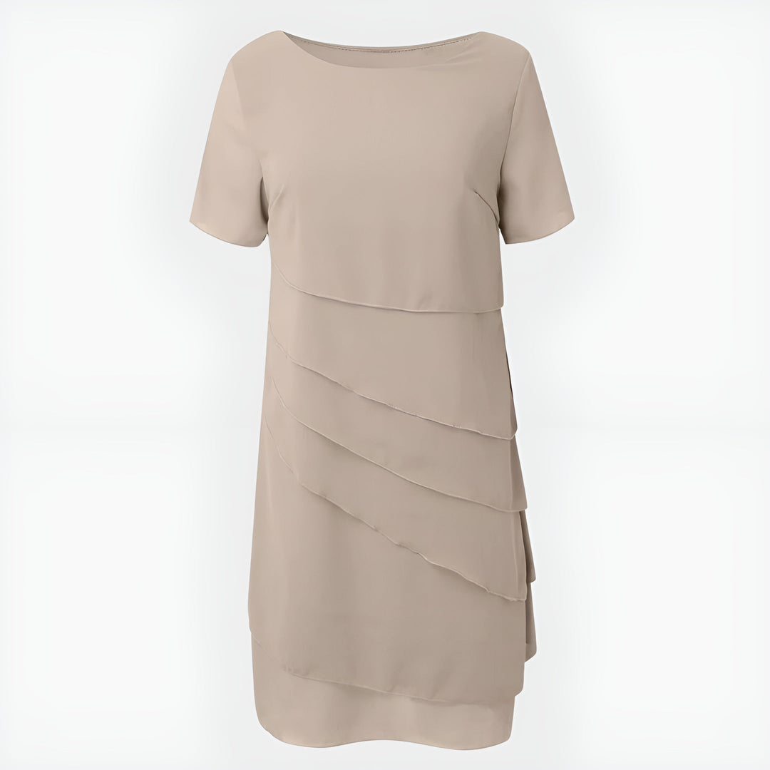 Amélie™ | Plissé Chiffon Dress