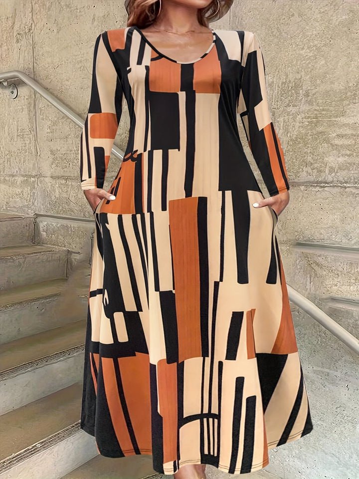 Zoey | Plus Size Kleid mit praktischen Taschen