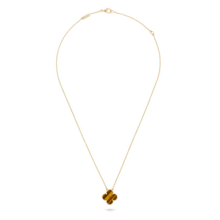Collana con ciondolo | Oro/Rosso