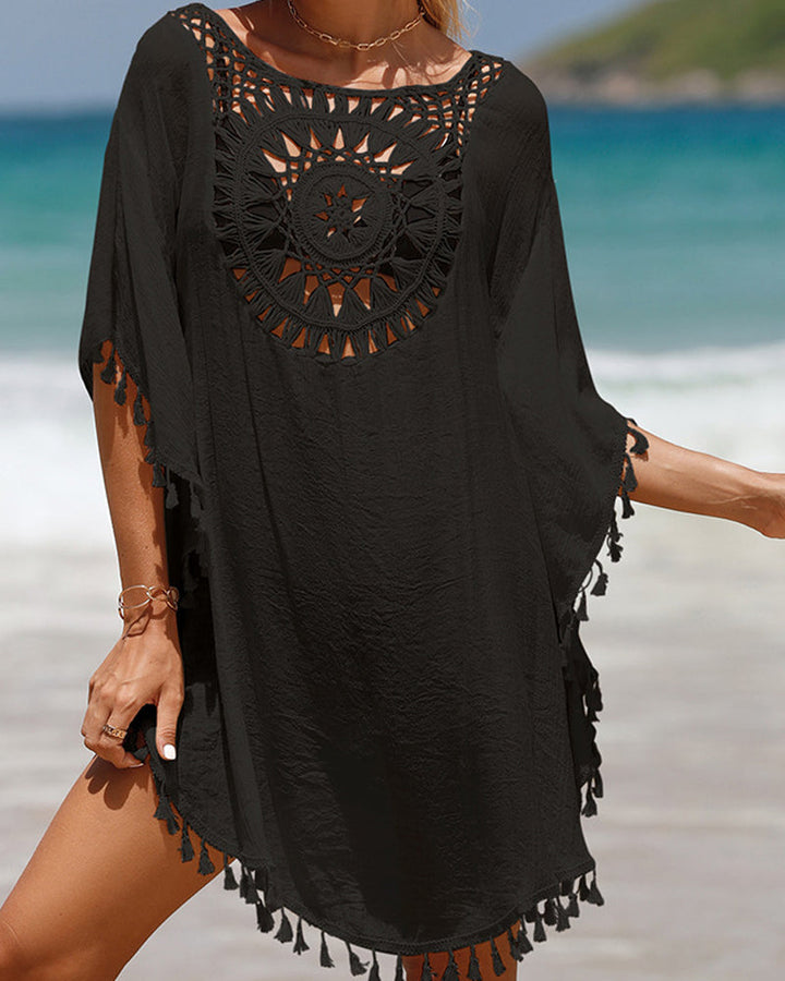 Fringed Beach Towel