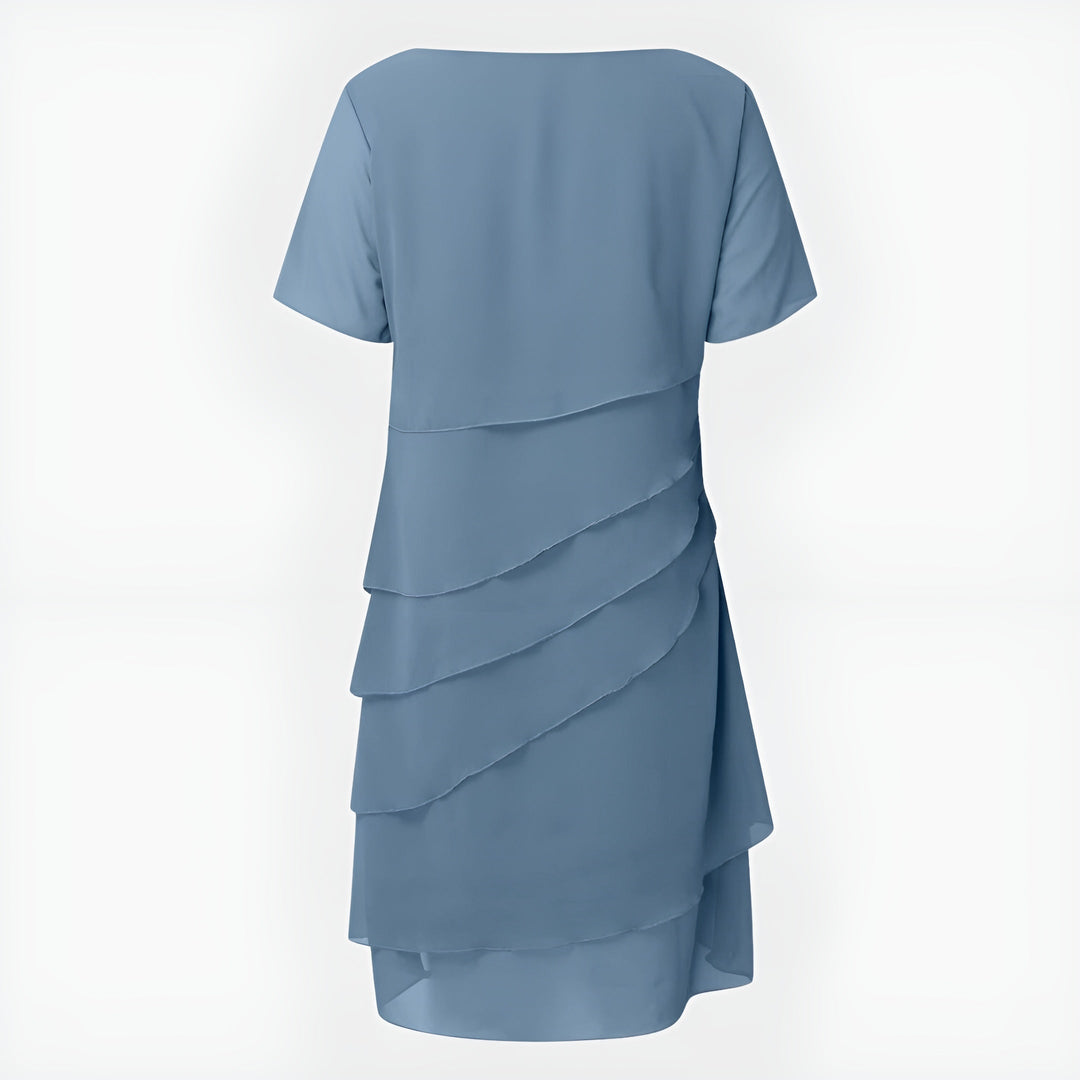 Amélie™ | Plissé Chiffon Dress