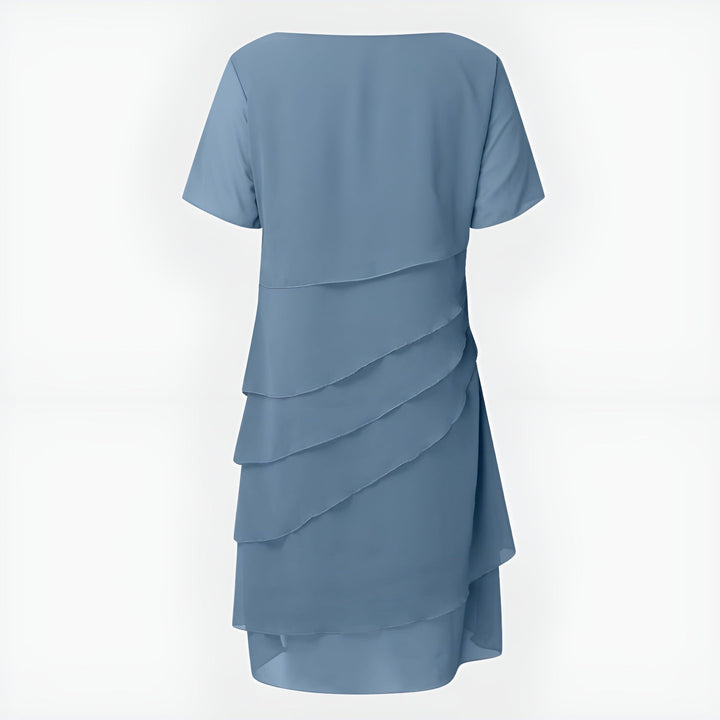 Amélie™ | Plissé Chiffon Dress