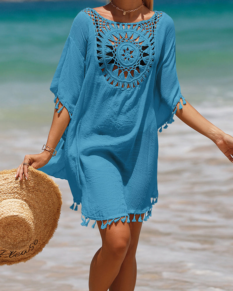 Fringed Beach Towel