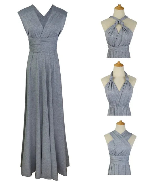 Lacie - Stilvolles langes Kleid für Brautjungfern