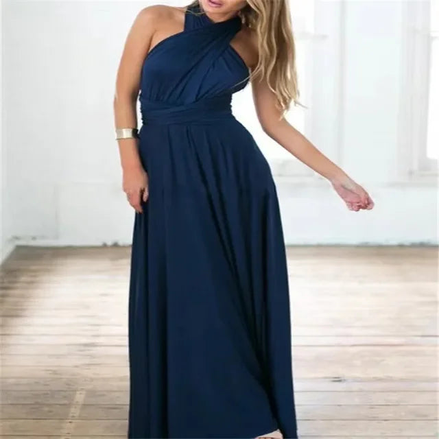 Lacie - Stilvolles langes Kleid für Brautjungfern