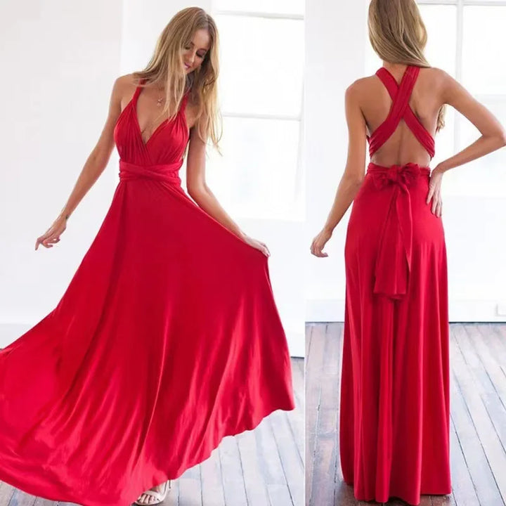 Lacie - Stilvolles langes Kleid für Brautjungfern