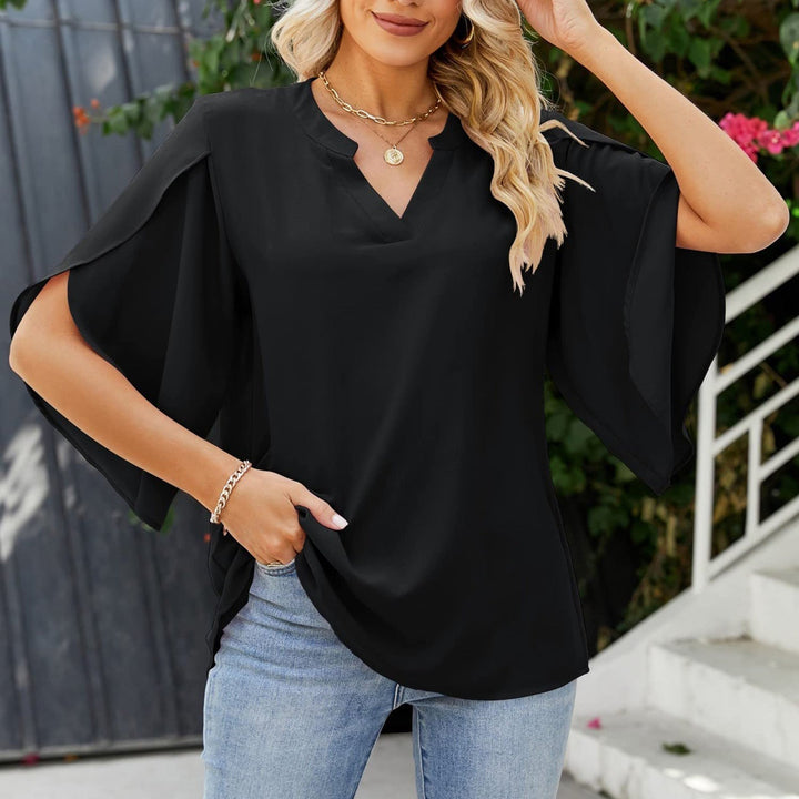 Leni™ - Elegante V-Ausschnitt-Bluse