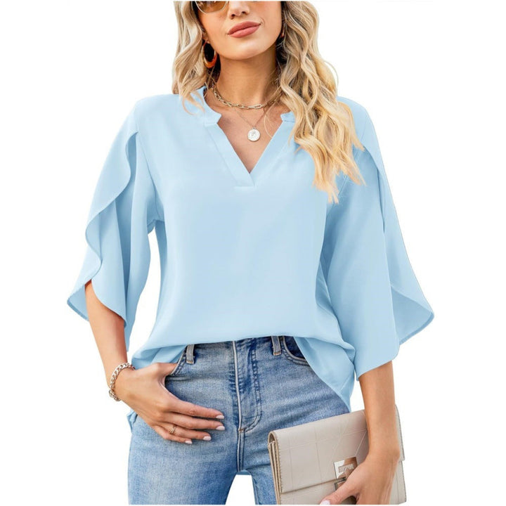 Leni™ - Elegante V-Ausschnitt-Bluse