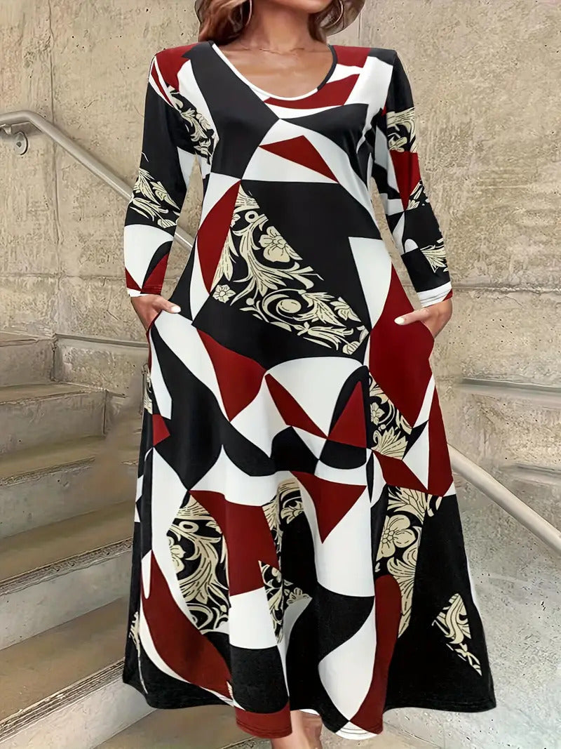 Zoey | Plus Size Kleid mit praktischen Taschen