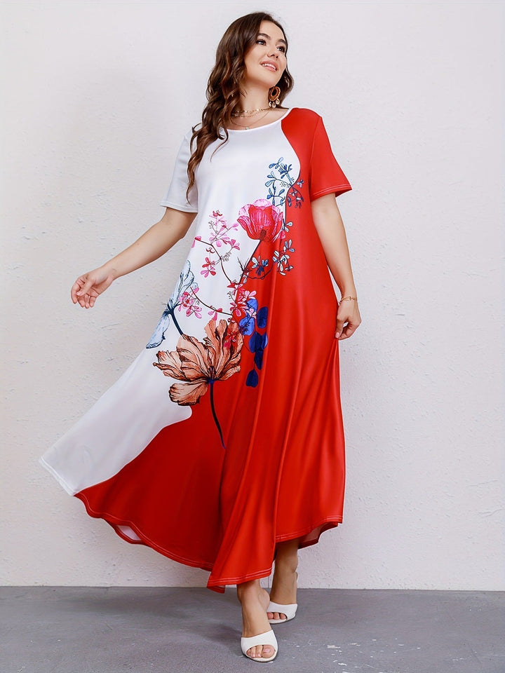 Mira | Plus Size Floral Dress