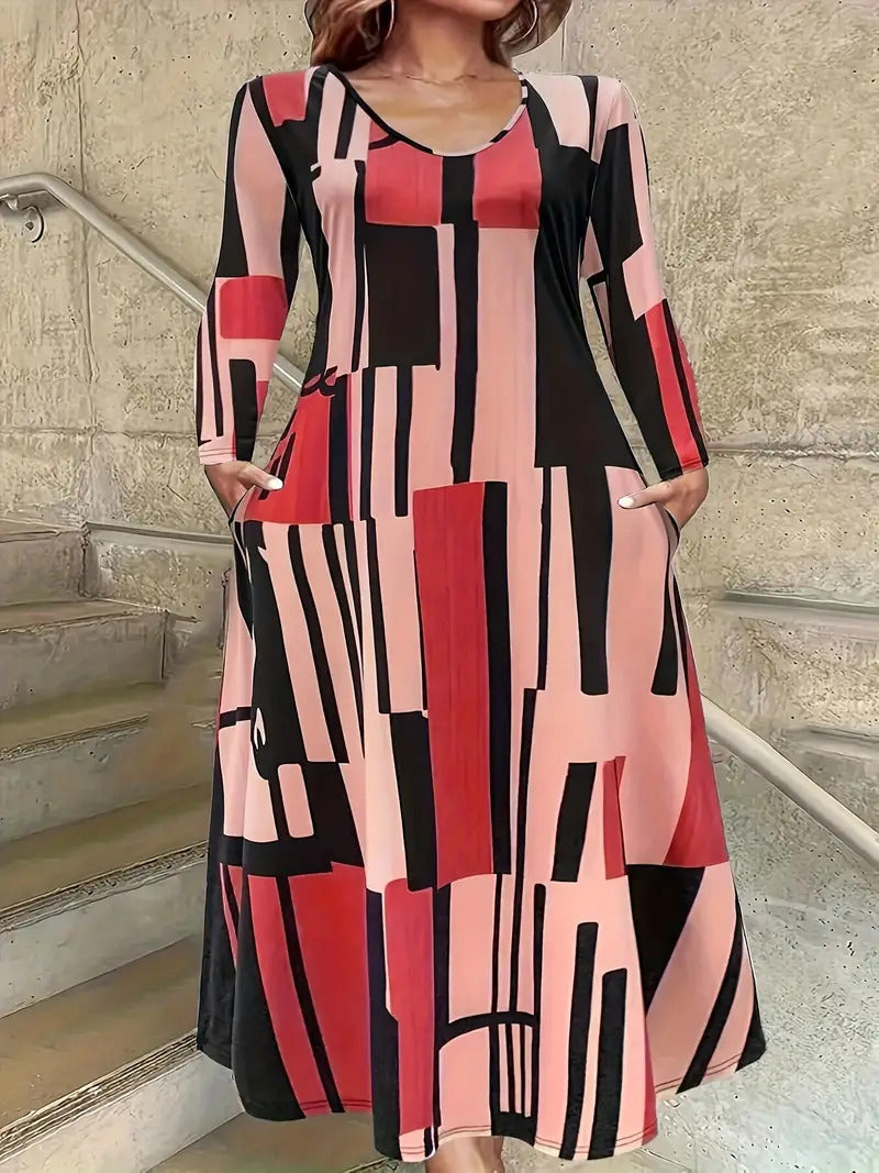 Zoey | Plus Size Kleid mit praktischen Taschen
