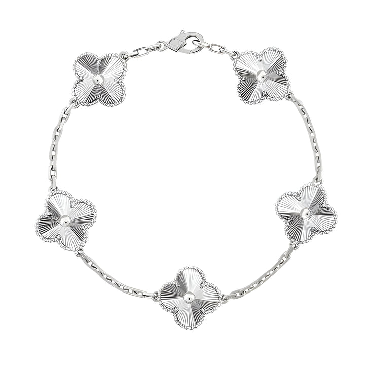 MIDNIGHT BLOOM ARMBÅND | SØLV