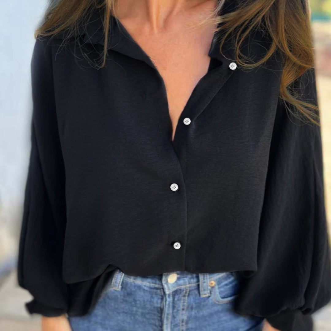 Elysa™ - Stilvolle Bluse mit Knopfdetails