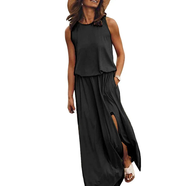Ärmelloses Lässiges Maxikleid Lyric