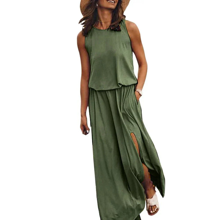 Ärmelloses Lässiges Maxikleid Lyric