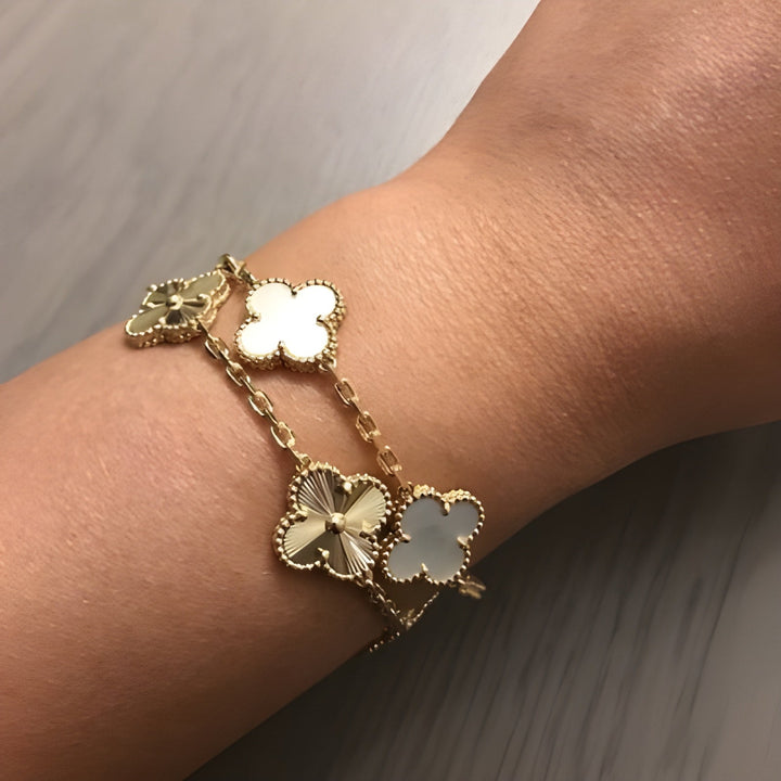 MIDNIGHT BLOOM ARMBÅND | GULD
