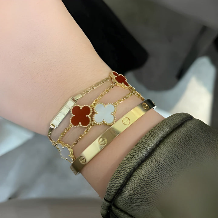 MIDNIGHT BLOOM ARMBÅND | RØD