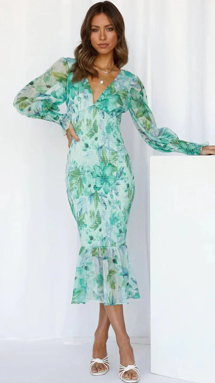 Amara | Leuchtendes Blumen-Kleid