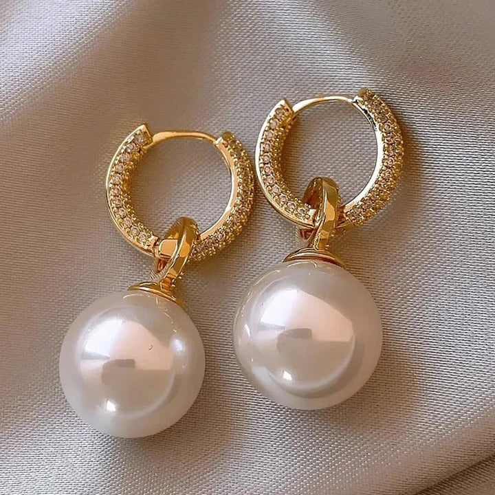 Mila elegante perleøreringe