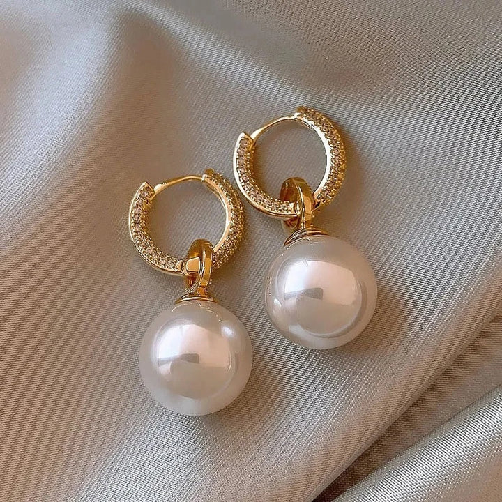Mila elegante perleøreringe