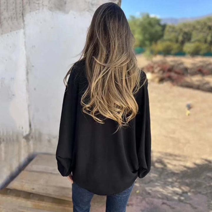 Elysa™ - Stilvolle Bluse mit Knopfdetails